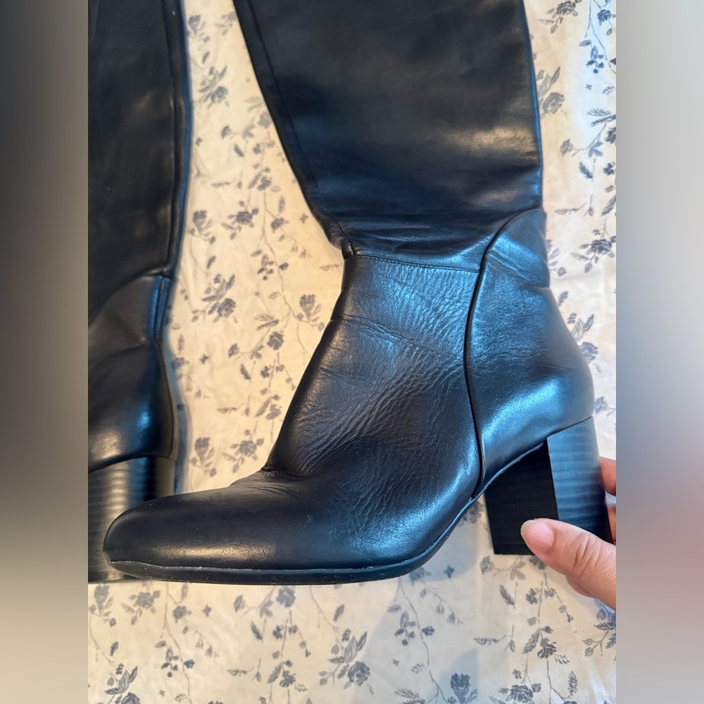 INC International Concepts Black Heeled Boots - Picture 3 of 11